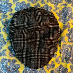 Plaid newsboy Hat